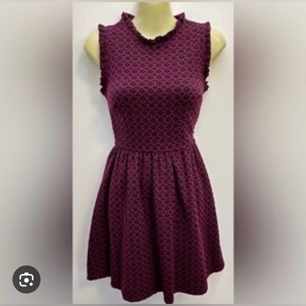 Xhiliration fushia or purple knit dress.